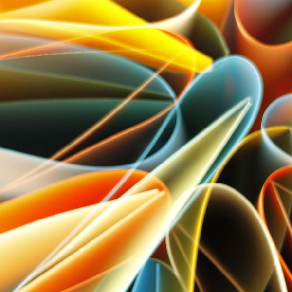 Smooth abstract golden waves representing fluid physical movement